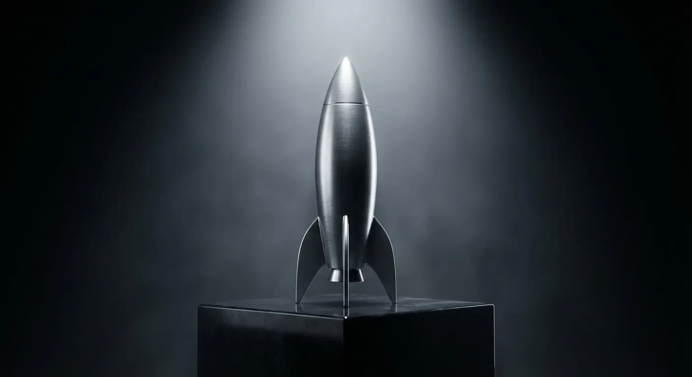 Icône de fusée argentée symbolisant la croissance du Blast Club