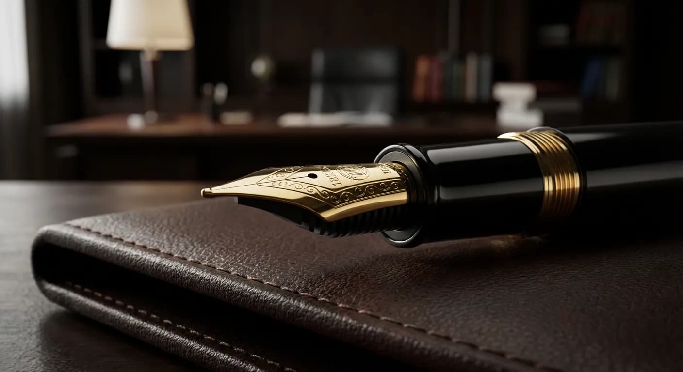 Icône de signature de contrat d'assurance vie haut de gamme