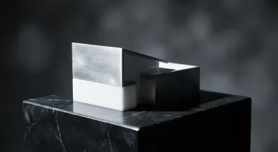 Icône minimaliste d'une structure immobilière pour la nature de la SCI