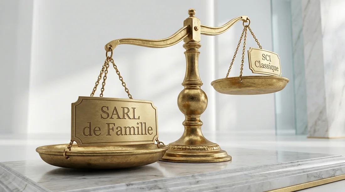 Balance comparative entre la SARL de Famille et la SCI classique