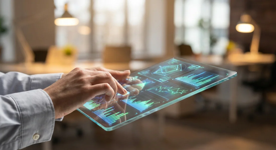 Comprendre les indicateurs de la fiche de paie Vue rapprochée d'une tablette affichant des données financières de cotisations.