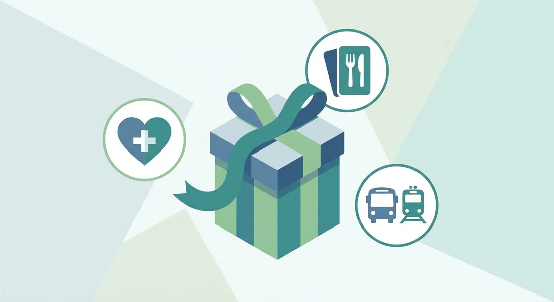 Illustration des avantages sociaux complémentaires pour un doctorant en entreprise.