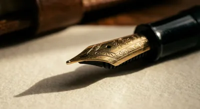 Stylo plume de luxe symbolisant la signature d'un contrat AFER