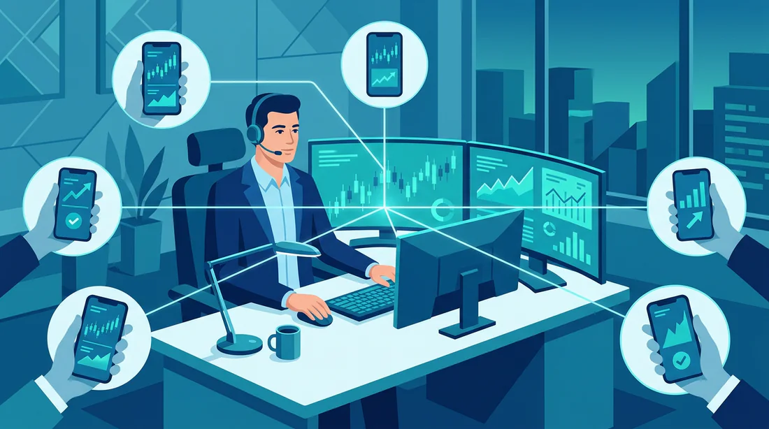 Espace de travail moderne pour comparer les meilleures plateformes de trading.